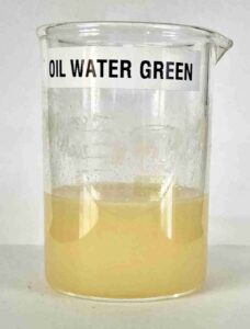 oil water green